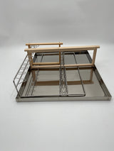 Edelstahl Deckel mit neuer Wabenablage bis zu 10 Rähmchen für Enrdecklungsgeschirr