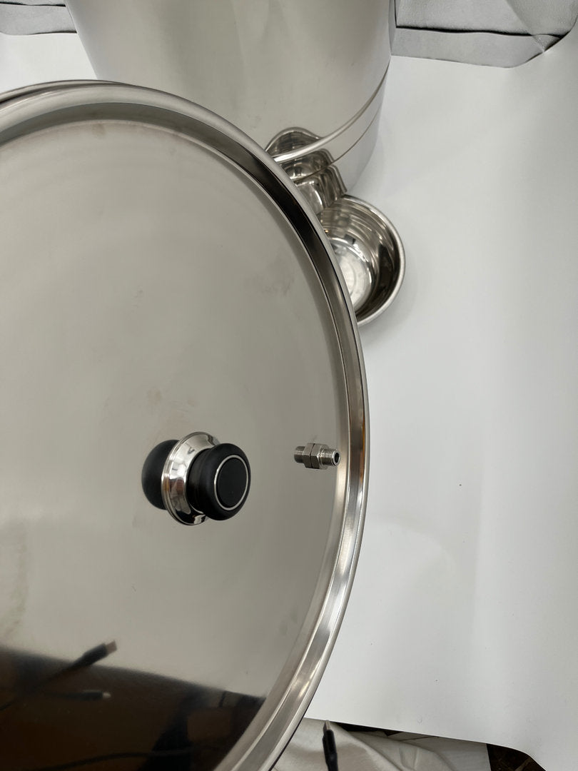 Stoomwassmelter rond RVS 64 cm diameter tot 30 honingraatjes