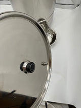 Stoomwassmelter rond RVS 64 cm diameter tot 30 honingraatjes