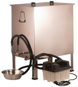 Grote roestvrijstalen wasverwarmer, 24 frames, 62x62cm, stoomwasverwarmer