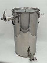 Imbottigliatore per miele 2° rubinetto a pizzico Setaccio conico Lunzer secchio filtro in acciaio inossidabile 50 kg