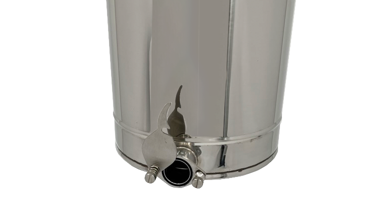 Honingbottelaar van roestvrij staal 50 kg vulemmer honingbottelaar