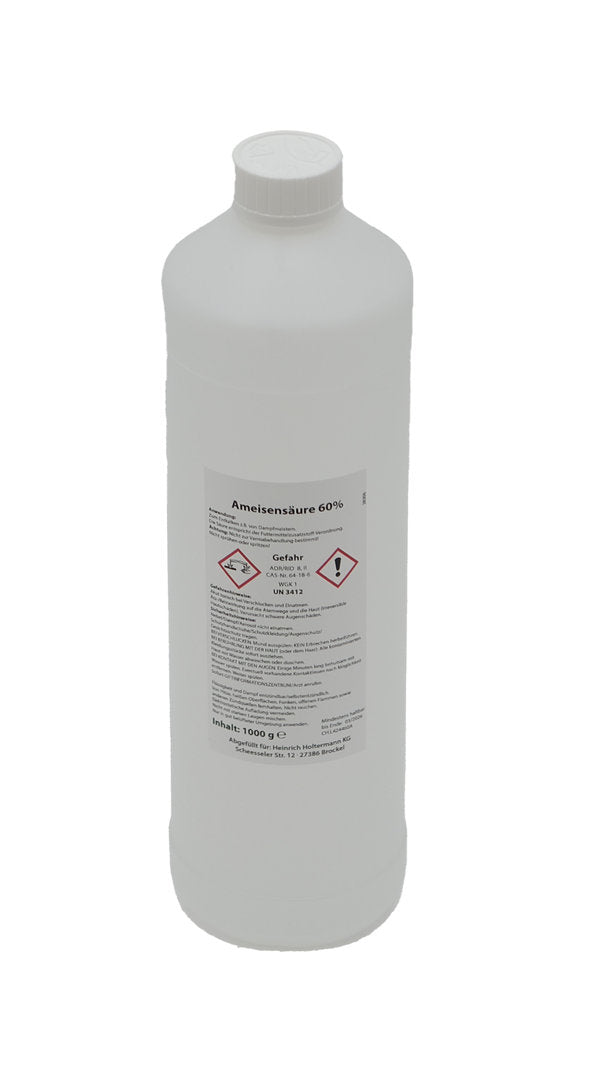 Technisch mierenzuur 60% niet voor de behandeling van Varroa