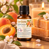 Apricot Fragrance Oil 30 ml – fruity fragrance for candles & soaps 