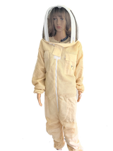 Combinaison d'apiculteur combinaison de protection abeilles ventilée beige crème