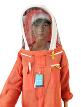 Bijenteeltpak Elegant bijen overall beschermend pak bijen geventileerde mesh zalmkleuren