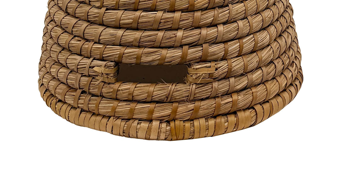 Beehive different sizes made of straw 26cm-35cm - handmade Fairtrade