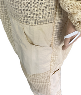 Combinaison d'apiculteur combinaison de protection abeilles ventilée beige crème