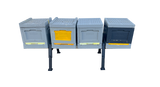 Support de ruche support de ruche jusqu'à 5 ruches métal noir 2ème choix