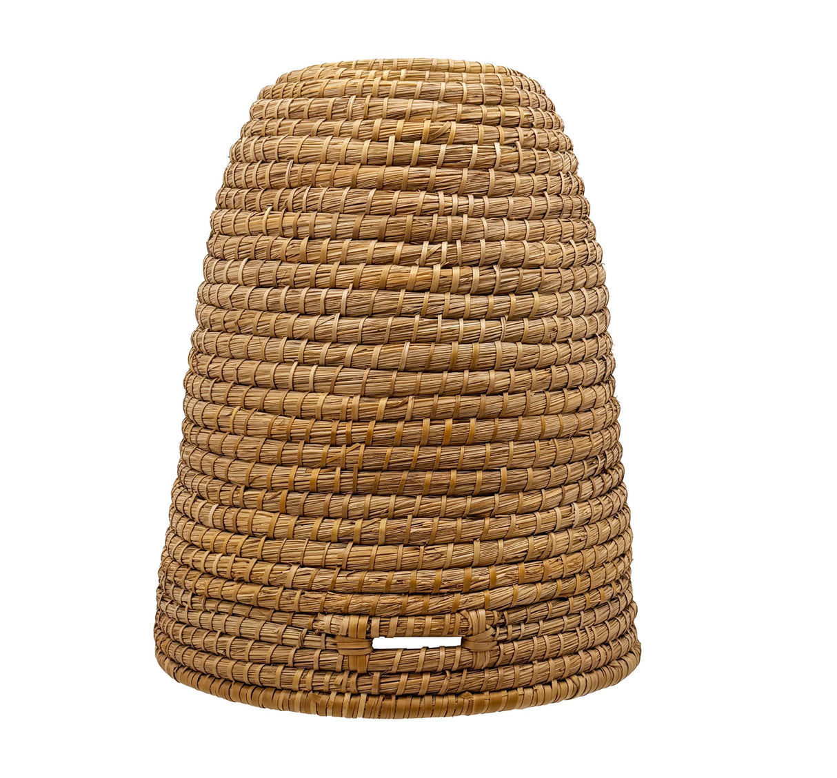 Beehive made of straw 40cm - handmade Fairtrade