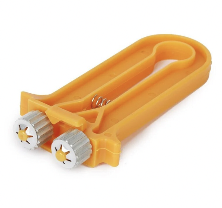 Tendifilo a nido d'ape in plastica gialla