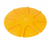 Bee escape yellow 8-way plastic with eight exits, Ø 260 mm