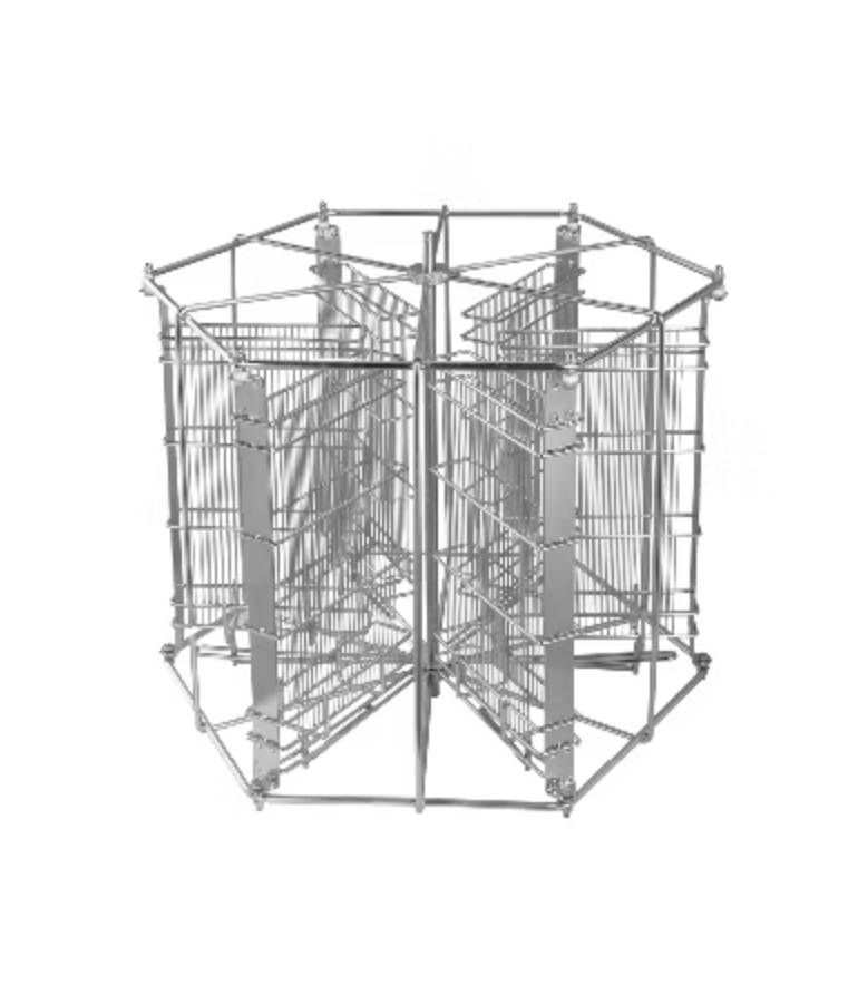 Spinner reversibile a 8 nidi d'ape Zander, Langstroth, DN, Dadant HR