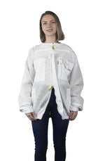 Tuta da apicoltore Elegante tuta protettiva generale per api Api Rete ventilata Bianca