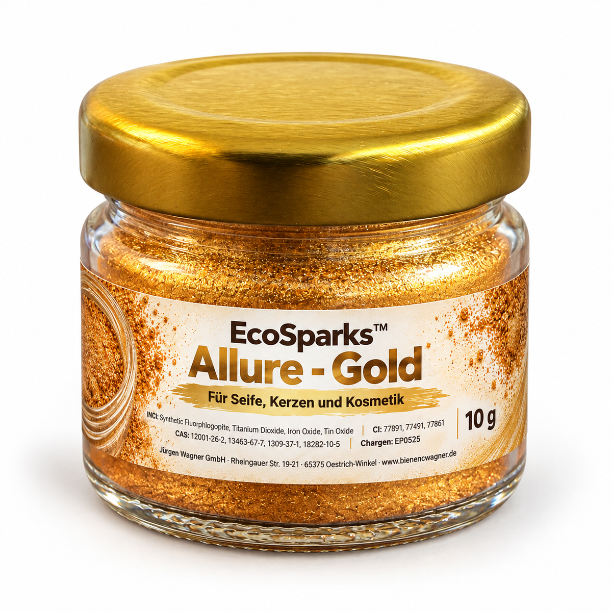 Silver Glitter Effect Pigment EcoSparks™ Allure Silver – for Soap, Candles & Cosmetics Soap Colour Pigment Colour (Copy) 