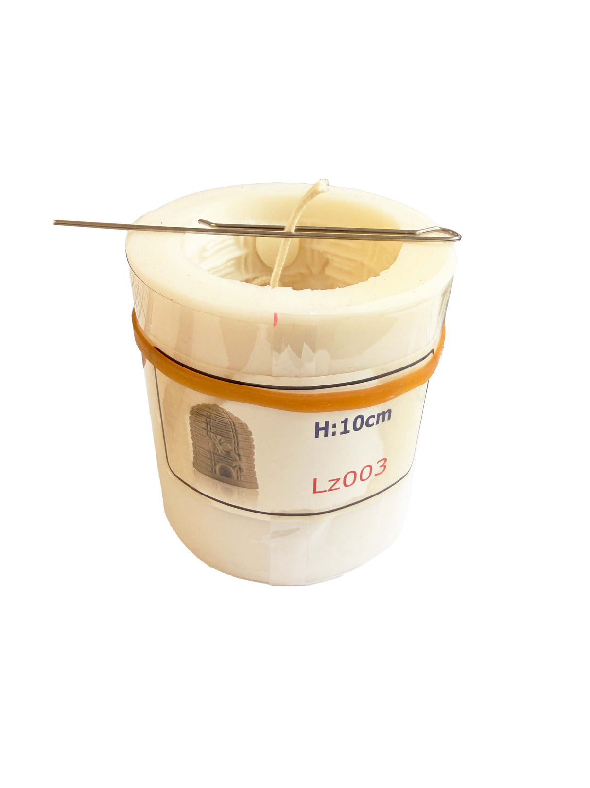 Porte-mèche en acier inoxydable, support à clip pour mèche de bougie