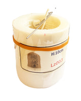 Porte-mèche en acier inoxydable, support à clip pour mèche de bougie