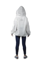 Giacca da apicoltore in tessuto a rete 3 strati bianco qualità premium ElegantBee