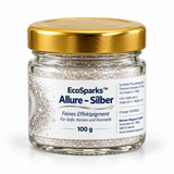 Pigmento effetto glitter argento EcoSparks™ Allure Silver – per sapone, candele e cosmetici, colore per sapone 
