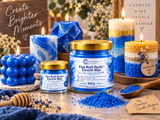 Seifenfarbe Blau – Pigment für Seife, Kerzen & Kosmetik | Pure Rock Pearls™ Electric Blue