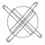 Supporto pieghevole per filtro conico in acciaio inox – robusto supporto per filtro per secchi per miele e maturatori/riempitrici, treppiede per filtro conico 