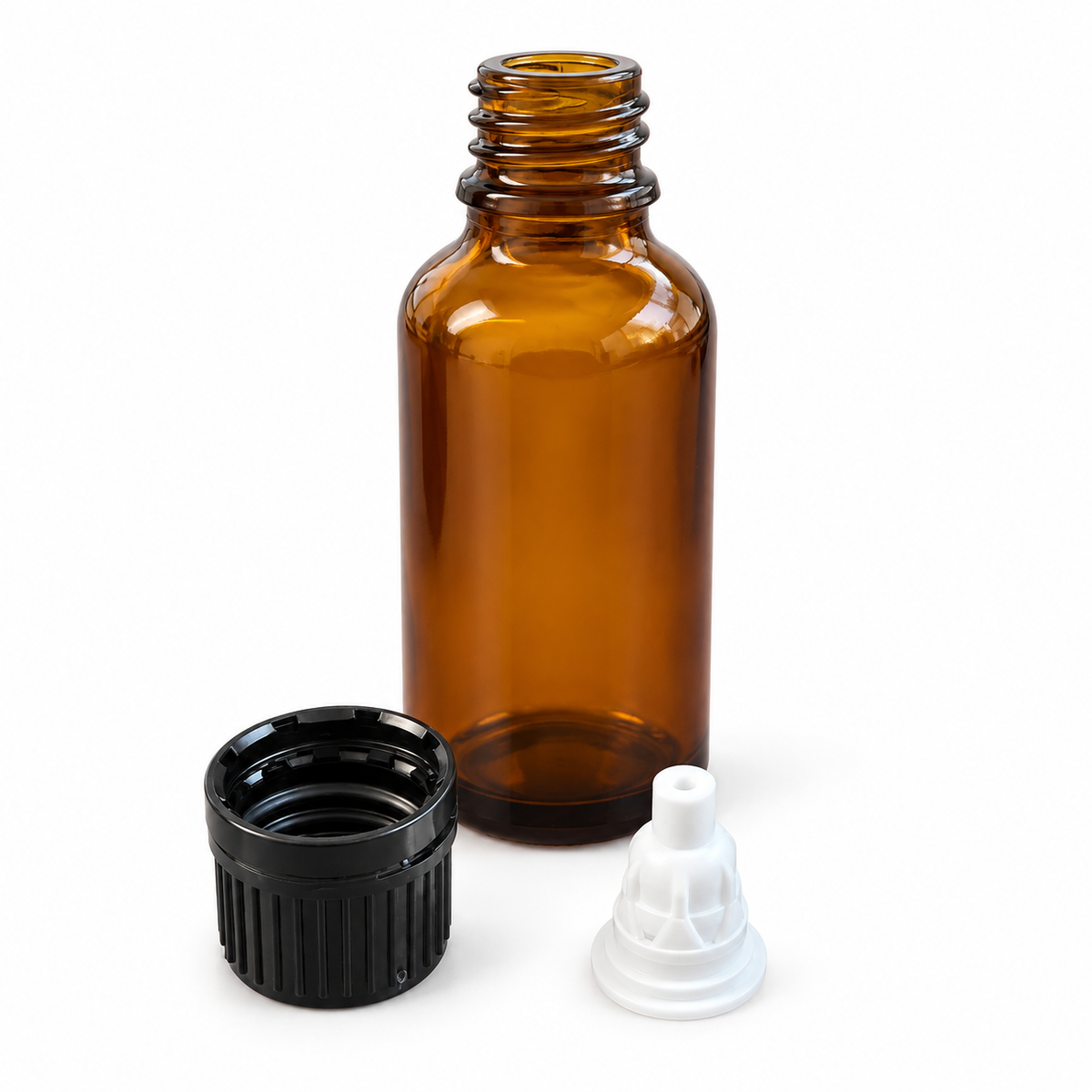 30 ml Dropper Bottle for Propolis – Amber Glass with Dropper Insert & Cap 