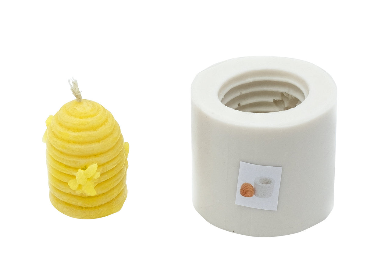 Siliconen kaarsvorm kleine bijenkorf 5cm kaars maken siliconen mal - voor bijenwaskaarsen