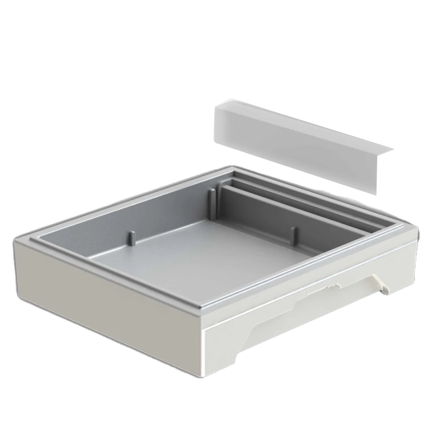 Série de ruches BeeBox composée d'accessoires EPS, chambres à miel, cadres d'alimentation...