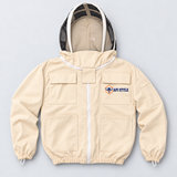API STYLE Beekeeping Jacket Natural – lightweight cotton jacket with detachable veil for women and men 