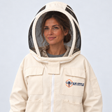 API STYLE Beekeeping Jacket Natural – lightweight cotton jacket with detachable veil for women and men 