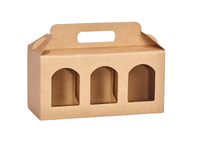 Geschenkverpackung für 3 Gläser Honig 3er Tragekarton