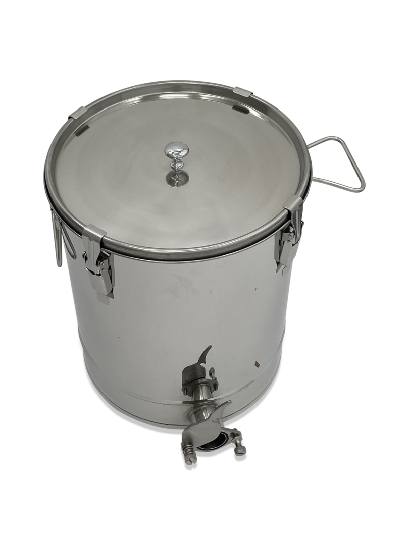 Seau de remplissage 25 kg seau de remplissage de miel seau de stockage de miel en acier inoxydable embouteilleur