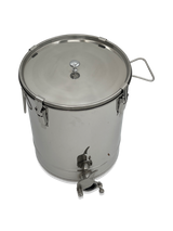 Seau de remplissage 25 kg seau de remplissage de miel seau de stockage de miel en acier inoxydable embouteilleur