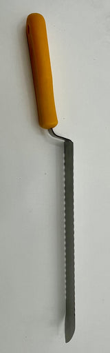 Couteau à désoperculer dentelé bord dentelé lame 27 cm désoperculage nid d'abeille