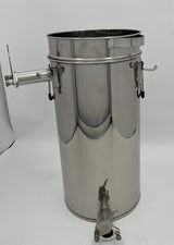 Imbottigliatore per miele 2° rubinetto a pizzico Setaccio conico Lunzer secchio filtro in acciaio inossidabile 50 kg