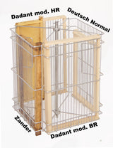 Profi Line honey extractor 4 / 8 honeycomb German normal Zander Dadant Ø52cm tangential extractor