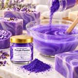 Colorant pour savon lilas violet – pigment pour savon, bougies & cosmétiques | Pure Rock Pearls™ Purple Passion 