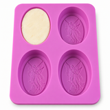 Moule à savon Abeille en silicone – 6 cavités rondes pour savon au miel & savon à la glycérine Moule multiple pour coulage de savon (Copie) 