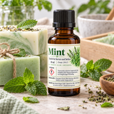 Huile parfumée menthe 30 ml – parfum de menthe pour bougies & savons 