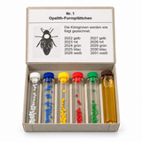 Opalith marking disc set without numbers – 5 annual colours with marking glue 