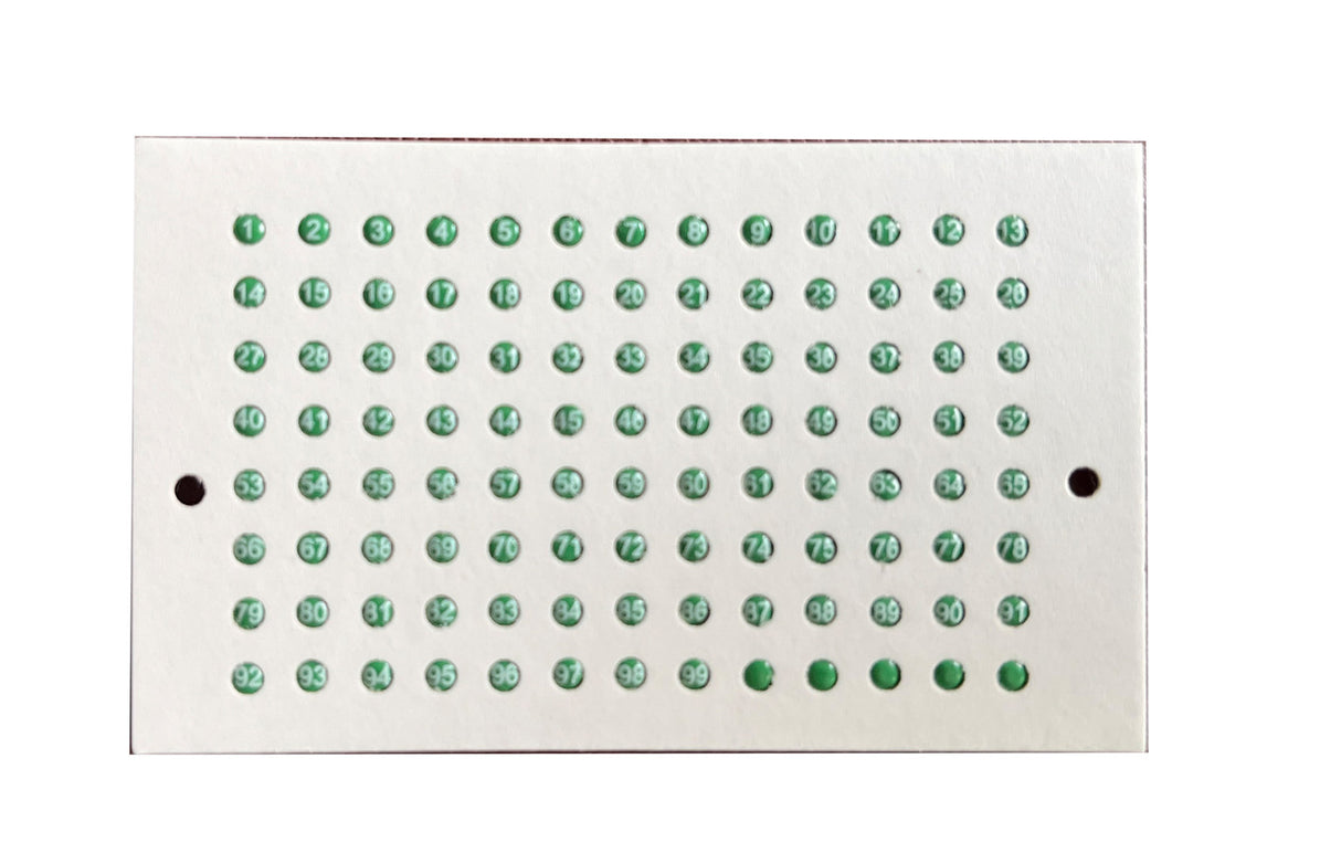 Piastrelle opalite luminose per segnare la regina. Piastrelle da disegno Classic 104 numeri regina da 1 a 99