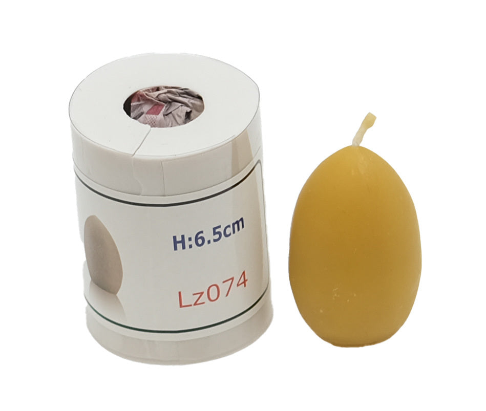 Kerzengießform aus Silikon für Bienenwachs und Kerzenwachs Lz014 Osterei ohne Dekor