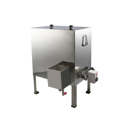 Fondicera Bienenwagner grande in acciaio inossidabile 42 × 62 cm - riscaldato elettricamente 3 kW