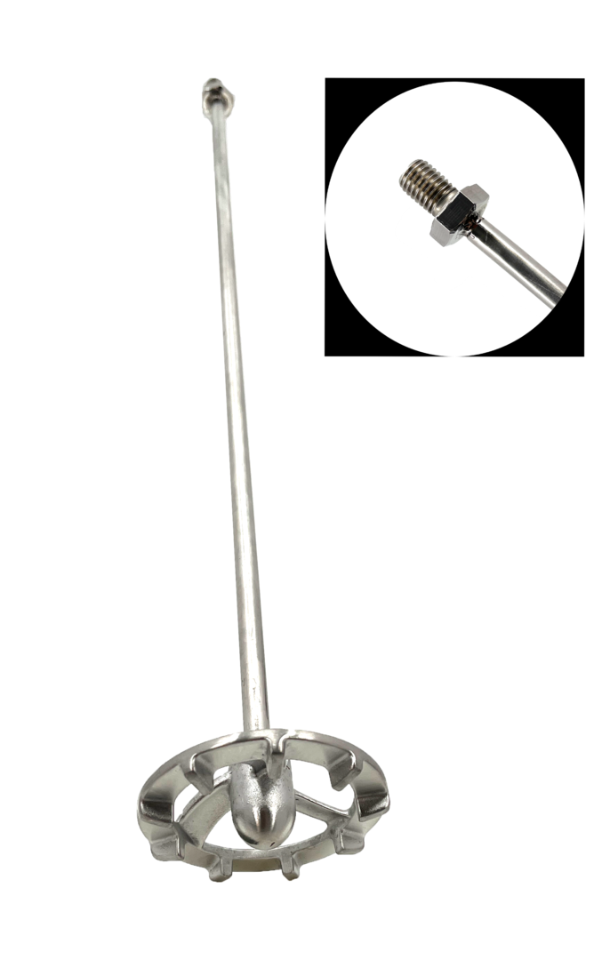 Agitatore per miele con filettatura M14 come Rapido Rasant in acciaio inossidabile per la produzione di miele cremoso