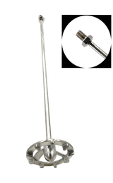 Agitatore per miele con filettatura M14 come Rapido Rasant in acciaio inossidabile per la produzione di miele cremoso