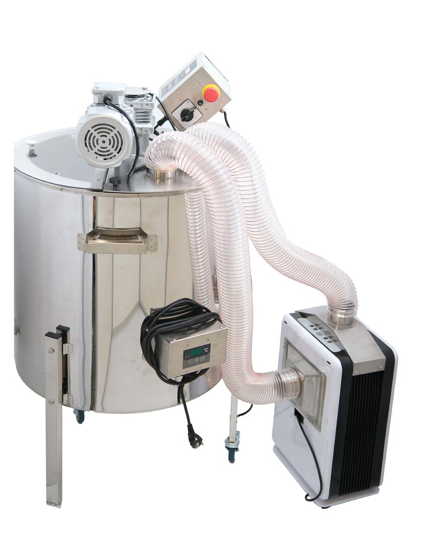 Miscelatore per miele con funzione di riscaldamento ed essiccazione completamente automatica 185Kg