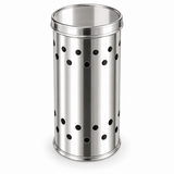 Scatoletta per zolfo Maxi in acciaio inox con gancio di sospensione – Ø 9 cm 