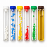 Opalith marking disc set without numbers – 5 annual colours with marking glue 