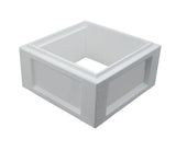 Originele Segeberger-kast, 3 ramen in secties met rails, Duitse standaard polystyreenkast