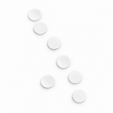 Opalith marking disc set without numbers – 5 annual colours with marking glue 